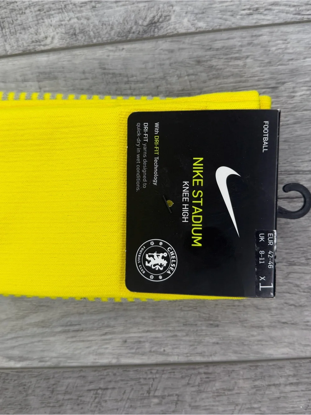 Chelsea FC Nike Black & Yellow Soccer Socks